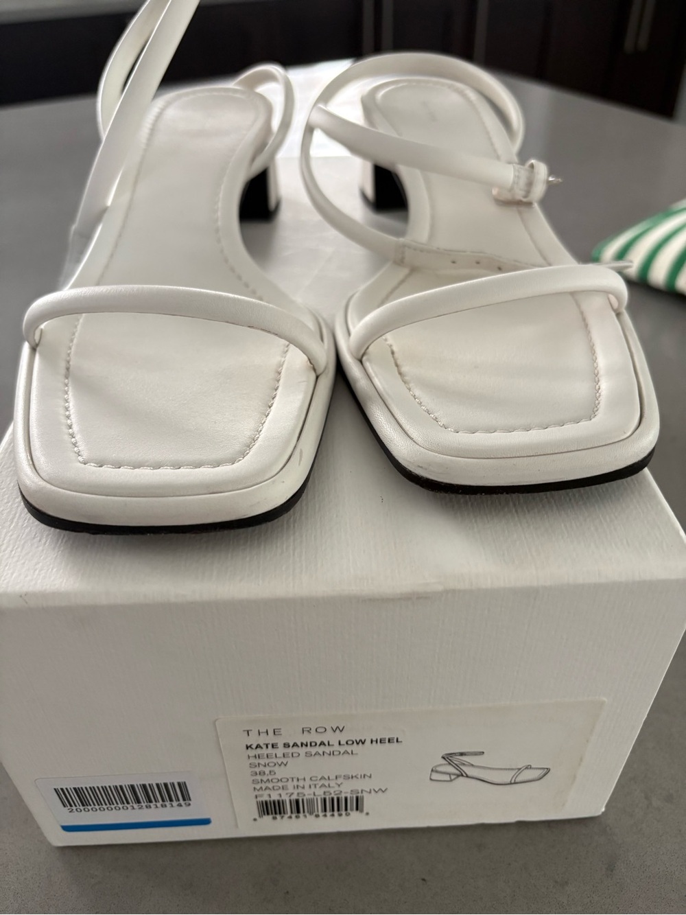 The Row Kate Sandals Low Heel Size 38.5 - Picture 7 of 11